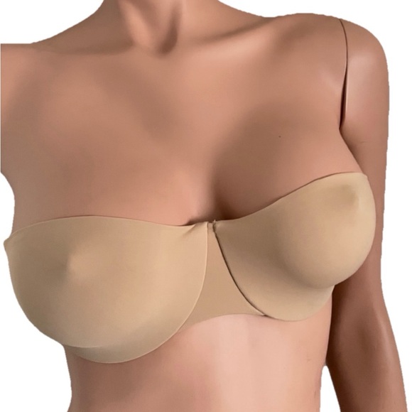 SKIMS Fits Everybody STRAPLESS BRA in CLAY NWOT Size 34C - Picture 6 of 9